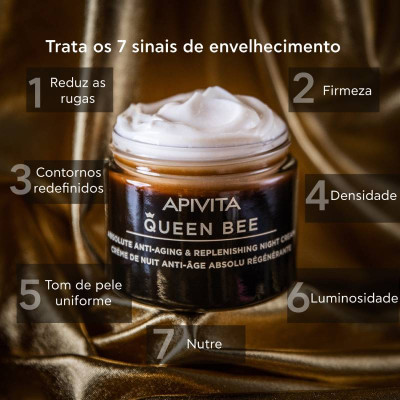 Apivita Queen Bee Creme de Noite 50ml | Farmácia d'Arrábida