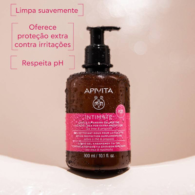 Apivita Intimate Gel Limpeza Proteção Extra 300ml | Farmácia d'Arrábida