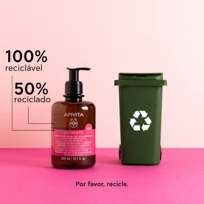 Apivita Intimate Gel Limpeza Proteção Extra 300ml | Farmácia d'Arrábida