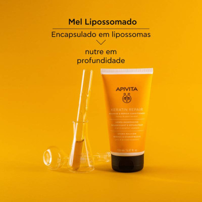 Apivita Condicionador Nutritivo & Reparador Cabelo Seco e Danificado 150ml | Farmácia d'Arrábida