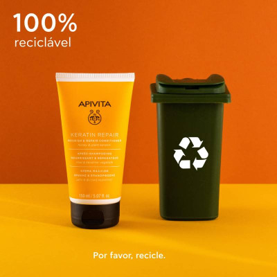 Apivita Condicionador Nutritivo & Reparador Cabelo Seco e Danificado 150ml | Farmácia d'Arrábida