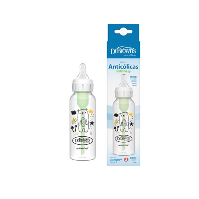 Dr. Brown's Options Biberão Anti-Colic +0M 250ml | Farmácia d'Arrábida