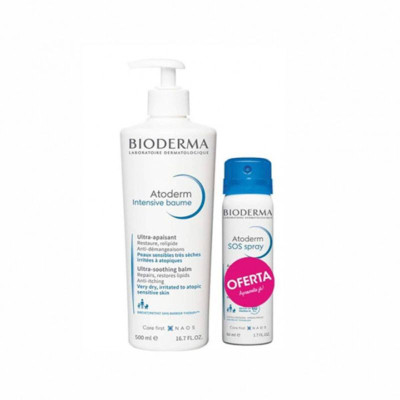 Bioderma Atoderm Intensive Baume 500ml + SOS Spray 50ml | Farmácia d'Arrábida