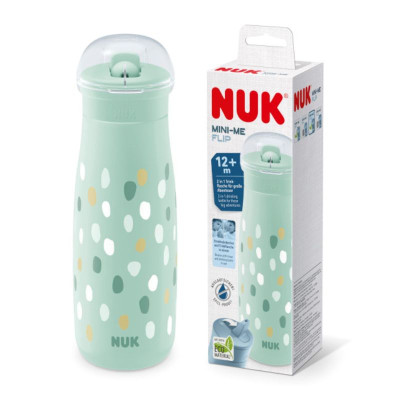 Nuk Mini Me Flip Cup Verde +12M 450ml | Farmácia d'Arrábida