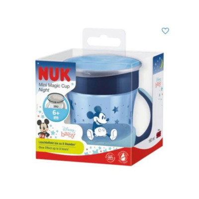 Nuk Mini Magic Cup Night Mickey +6M 160ml | Farmácia d'Arrábida