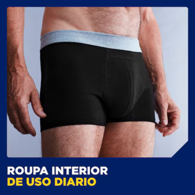 Tena Men Washable Boxer Preto S | Farmácia d'Arrábida