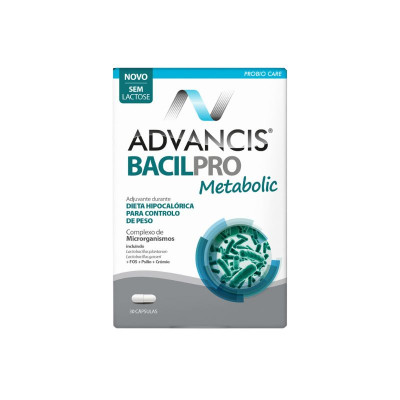 Advancis Bacilpro Metabolic Cápsulas x30 | Farmácia d'Arrábida