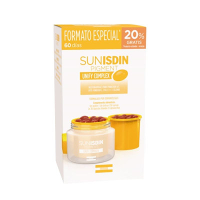 ISDIN SunISDIN Pigment 60 Cápsulas Orais 20% Desconto | Farmácia d'Arrábida