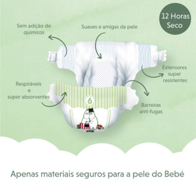 Muumi Baby Big Pack Fraldas T6 12-24Kg x54 | Farmácia d'Arrábida