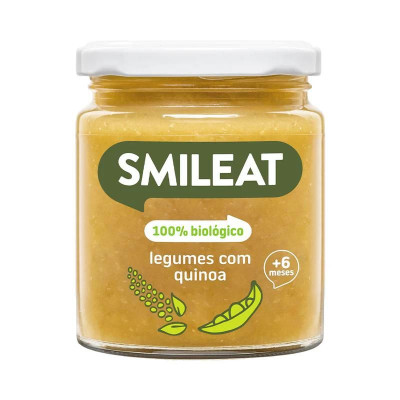 Smileat Boião Legumes com Quinoa Biológico +6M 230g | Farmácia d'Arrábida