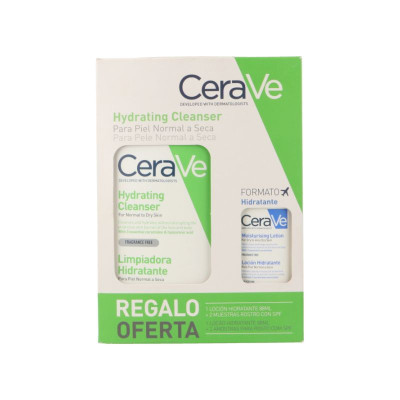 Cerave Creme Hidratante Limpeza 473ml + Loção Hidratante 88ml + Loção SPF50+ x2 | Farmácia d'Arrábida