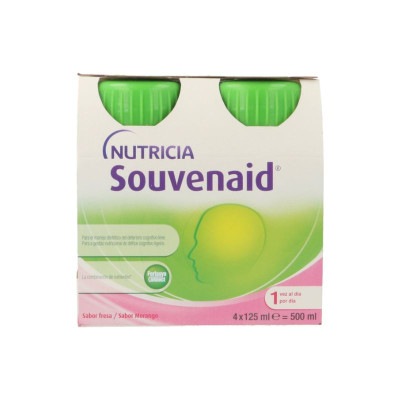 Souvenaid Morango 4 x 125 mL | Farmácia d'Arrábida