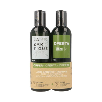 Lazartigue Clear 1 Champô Anticaspa Intensivo 250ml + Oferta Champô Clear Fase 2 250ml | Farmácia d'Arrábida