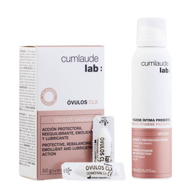 Cumlaude Lab Prebiotic Óvulos Vaginais + Oferta Prebiotic Mousse 150ml | Farmácia d'Arrábida