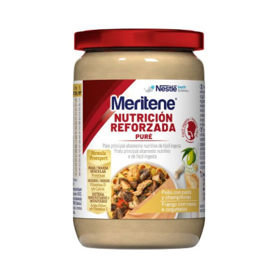 Meritene Puré Frango com Massa e Cogumelos 300g | Farmácia d'Arrábida