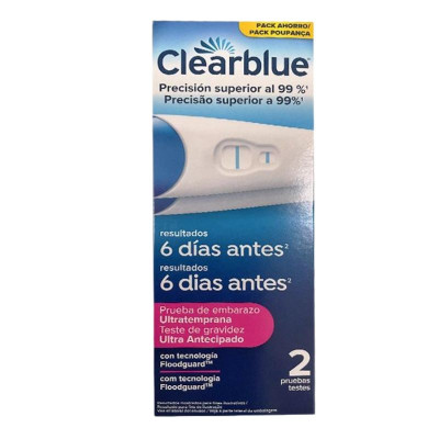 Clearblue Teste Gravidez Ultra Antecipado x2 | Farmácia d'Arrábida