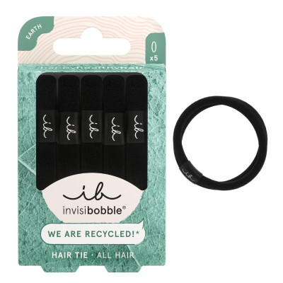 Invisibobble Ecotie Elásticos Cabelo Black X5 | Farmácia d'Arrábida