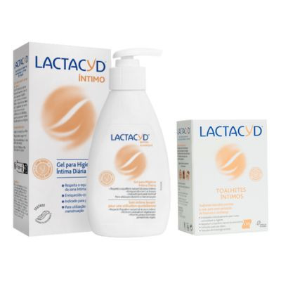 Lactacyd Íntimo Emulsão 400ml + Toalhitas x10 | Farmácia d'Arrábida