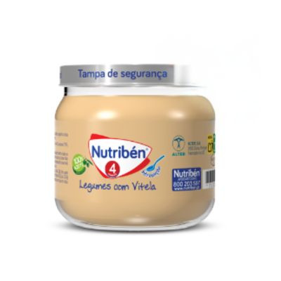 Nutribén Boião Vitela com Legumes +4M 120g | Farmácia d'Arrábida