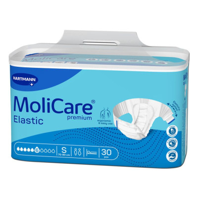 Molicare Premium Elastic Fralda 6 Gotas S x30 | Farmácia d'Arrábida