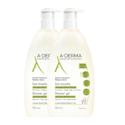 A-Derma Gel Duche Hidra-Protetor 2x750ml | Farmácia d'Arrábida