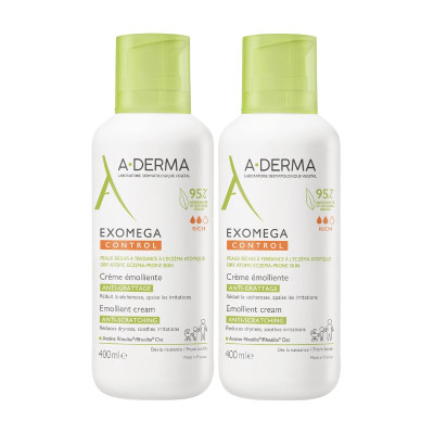 A-Derma Exomega Control Creme Emoliente Duo | Farmácia d'Arrábida