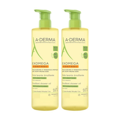 A-Derma Exomega Control Óleo Duche Duo | Farmácia d'Arrábida