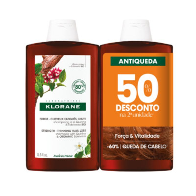 Klorane Capilar Quinina Bio Champô 50% Desc 2ªunidade | Farmácia d'Arrábida