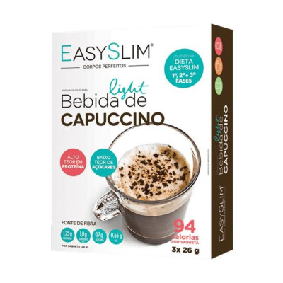 Easyslim Bebida Capuccino Saquetas X 3 | Farmácia d'Arrábida