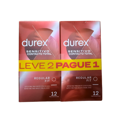 Durex Sensitivo Contacto Total Preservativos Duo Preço Especial | Farmácia d'Arrábida