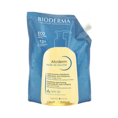 Bioderma Atoderm Óleo de Duche EcoRefill 1L | Farmácia d'Arrábida