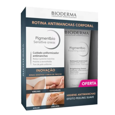 Bioderma Pigmentbio Sensitive Areas 75ml + Foaming Cream 200ml | Farmácia d'Arrábida