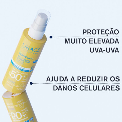 Uriage Bariésun Spray Invisível FPS50+ 200ml | Farmácia d'Arrábida