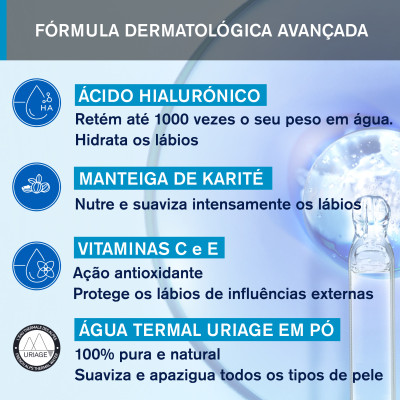 Uriage Eau Thermale Stick Labial Hidratante 4g | Farmácia d'Arrábida