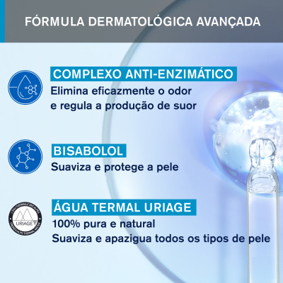 Uriage Desodorizante Roll-On Forte 50ml | Farmácia d'Arrábida