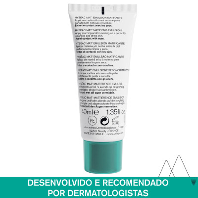 Uriage Hyséac Mat Emulsão 40ml | Farmácia d'Arrábida