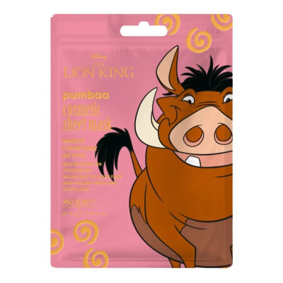 Mad Beauty Disney Rei Leão Máscara Facial Pumba | Farmácia d'Arrábida