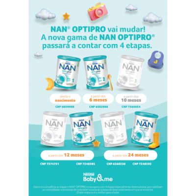 NAN Optipro 4 Leite +24M 800g 25% Desconto | Farmácia d'Arrábida