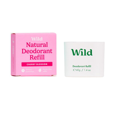 Wild Desodorizante Natural Recarga Flor de Cerejeira 40g | Farmácia d'Arrábida