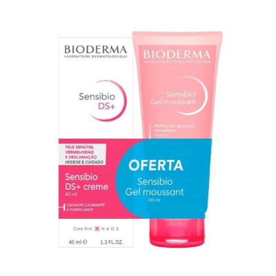 Bioderma Sensibio DS+ Creme + Sensibio Gel Moussant | Farmácia d'Arrábida