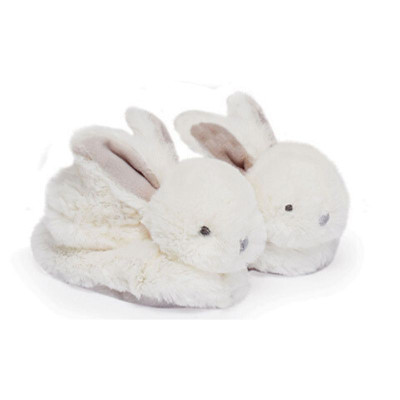 Doudou Mon Lapin Pantufas com Guizos Coelho Cinza 0-6m | Farmácia d'Arrábida