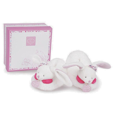 Doudou Pantufas com Guizos Coelho Cerise 6-12m | Farmácia d'Arrábida