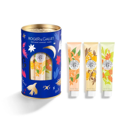 Roger & Gallet Coffret 3 Cremes Mãos Néroli, Bois d'Orange e Fleur d'Osmanthus | Farmácia d'Arrábida