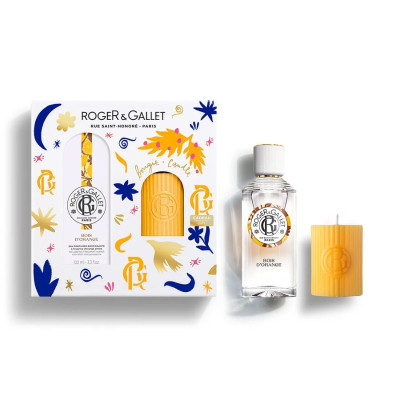 Roger & Gallet Água Perfumada Bois d'Orange + Vela Coffret | Farmácia d'Arrábida