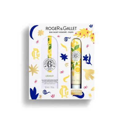 Roger & Gallet Água Perfumada Cédrat + Creme Mãos Coffret | Farmácia d'Arrábida