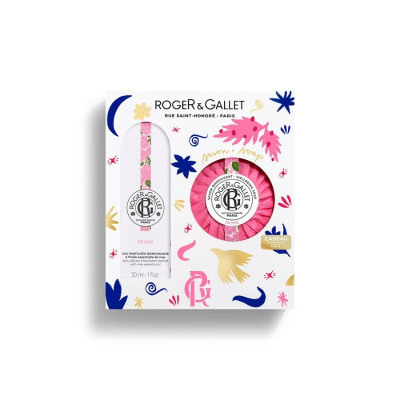 Roger & Gallet Água Perfumada Rose + Sabonete Coffret | Farmácia d'Arrábida