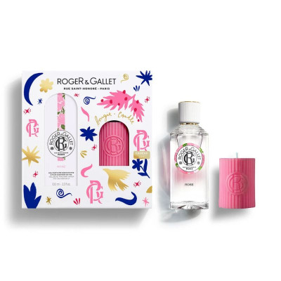 Roger & Gallet Água Perfumada Rose + Vela Coffret | Farmácia d'Arrábida