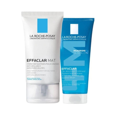 La Roche-Posay Effaclar Mat 40ml +Gel Moussant 50ml | Farmácia d'Arrábida