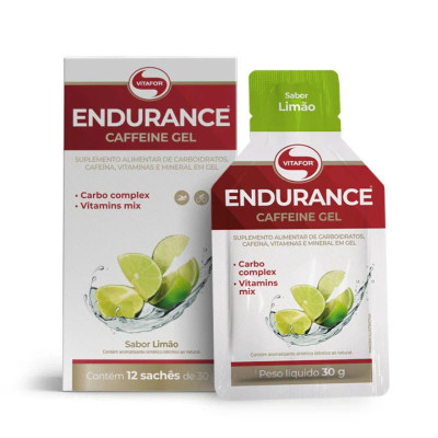 Vitafor Endurance Caffeine Gel Sabor Limão 30g x 1 saqueta | Farmácia d'Arrábida