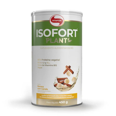 Vitafor Isofort Plant Sabor Banana com Canela 450g | Farmácia d'Arrábida